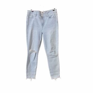 PAIGE Light Blue Hoxton Ankle Jeans
